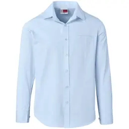 Mens Long Sleeve Carolina Shirt Sky Blue Front